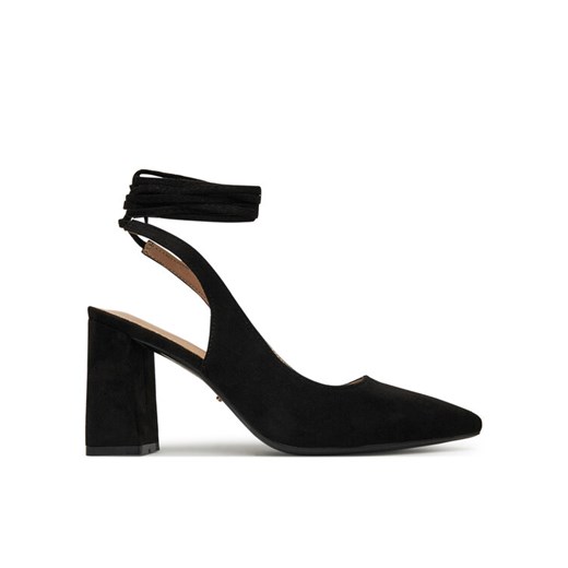 Czółenka DeeZee HLL-31 Czarny ze sklepu eobuwie.pl w kategorii Sandały damskie - zdjęcie 186809964