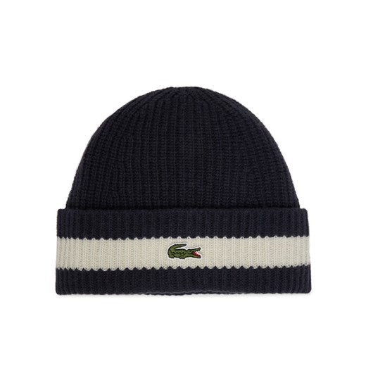 Czapka Lacoste RB9883 Granatowy - id: 0000305748201 - marki Lacoste - 186810014 Czapka Lacoste RB9883 Granatowy ze sklepu eobuwie.pl w kategorii Czapki zimowe męskie - zdjęcie 186810014