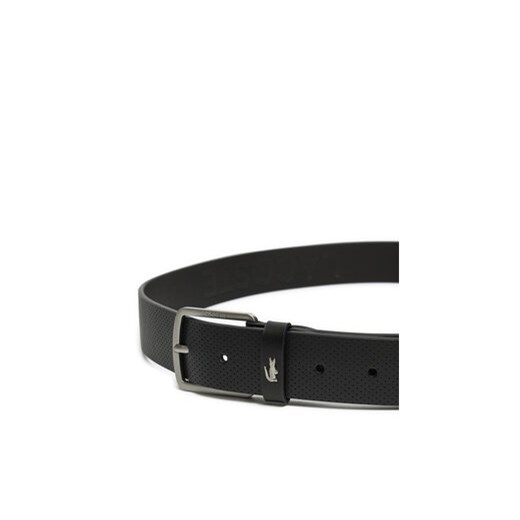 Zestaw etui na karty i pasek Lacoste RC4092 Czarny Lacoste 90 eobuwie.pl