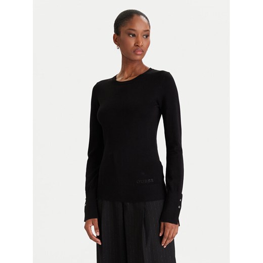 Guess Sweter Elinor W2YR30 Z2V62 Czarny Regular Fit ze sklepu MODIVO w kategorii Swetry damskie - zdjęcie 186811120
