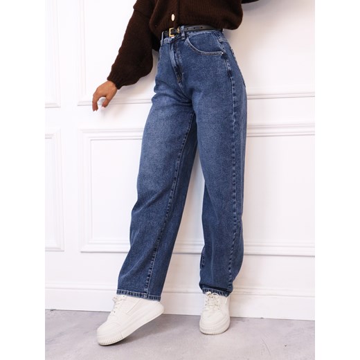 SPODNIE JEANSOWE BALLOON Z WYSOKIM STANEM ze sklepu olika.com.pl w kategorii Jeansy damskie - zdjęcie 186811610