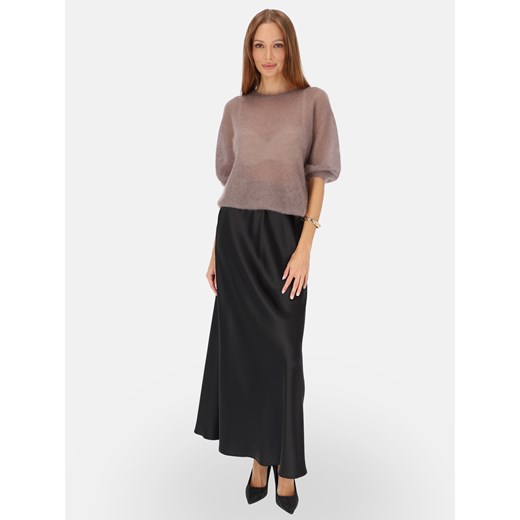 Szary sweter moherowy damski L'AF Era Uniwersalny promocyjna cena Eye For Fashion