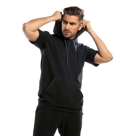 Bluza nierozpinana Reviver F5545 czarny ze sklepu kontri.pl w kategorii Bluzy męskie - zdjęcie 186811930