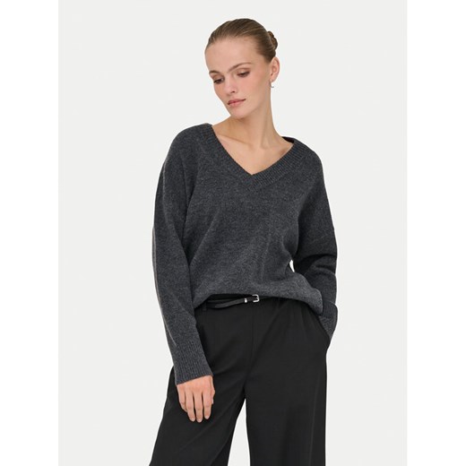ONLY Sweter Mari 15360940 Szary Loose Fit ze sklepu MODIVO w kategorii Swetry damskie - zdjęcie 186812904