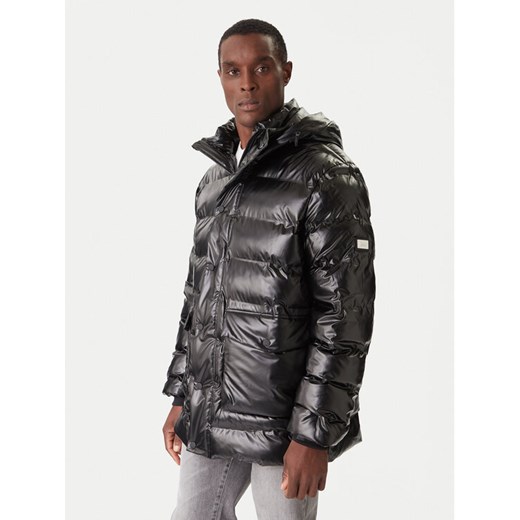 KARL LAGERFELD Kurtka zimowa 505036 554595 Czarny Regular Fit ze sklepu MODIVO w kategorii Kurtki męskie - zdjęcie 186812944