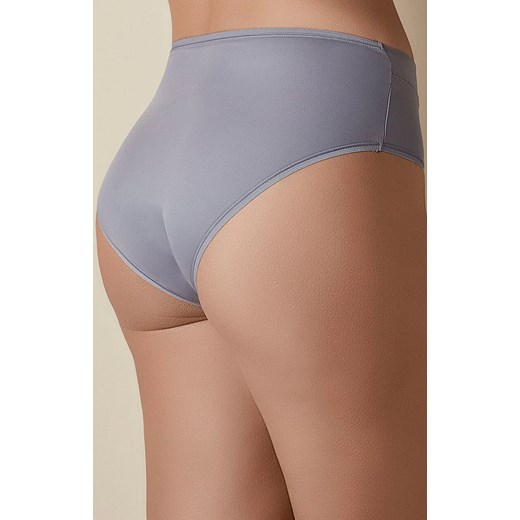 Figi damskie z wysokim stanem szare Roxana, Kolor szary, Rozmiar XL, Selene ze sklepu Intymna w kategorii Majtki damskie - zdjęcie 186813760