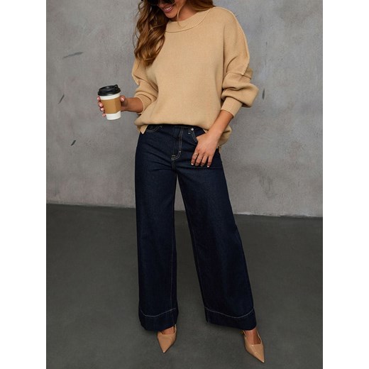 LA Angels Sweter w kolorze beżowym La Angels S wyprzedaż Limango Polska