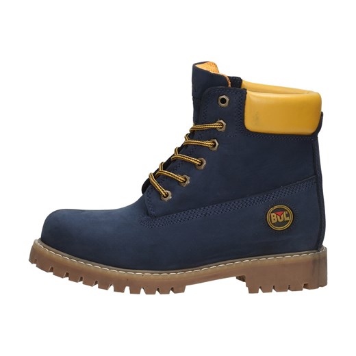 Granatowe skórzane trapery męskie Bulldozer 220262 - id: 25453 - marki T.Sokolski - 186814942 Granatowe skórzane trapery męskie Bulldozer 220262 ze sklepu suzana.pl w kategorii Buty zimowe męskie - zdjęcie 186814942