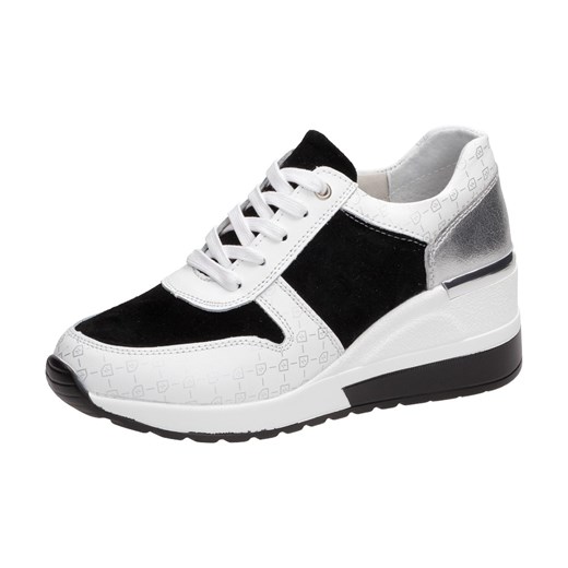 Czarne sneakersy damskie S.Barski 97687 ze sklepu suzana.pl w kategorii Buty sportowe damskie - zdjęcie 186815164