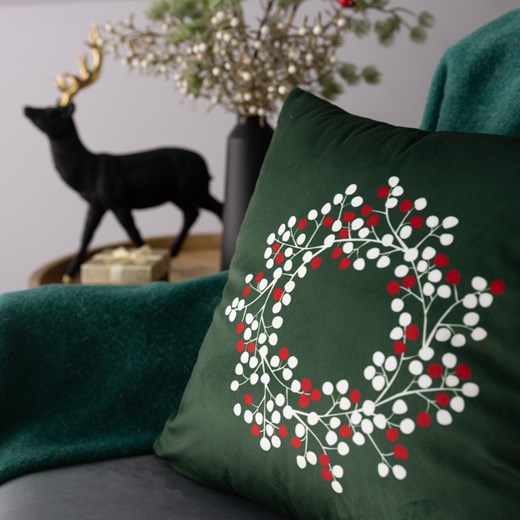 Poszewka na poduszkę Berry Wreath 43x43 cm Dekoria One Size dekoria.pl