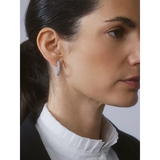 Reserved - Kolczyki z cyrkoniami - srebrny - id: 527FD-SLV - marki Reserved - 186816464 Reserved - Kolczyki z cyrkoniami - srebrny ze sklepu Reserved w kategorii Kolczyki - zdjęcie 186816464