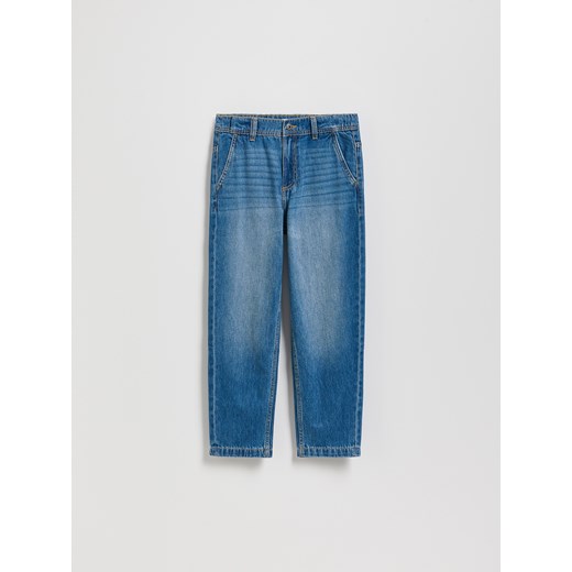 Reserved - Jeansy Carrot - niebieski ze sklepu Reserved w kategorii Spodnie chłopięce - zdjęcie 186816684