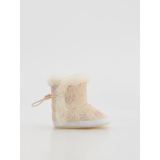 Reserved - Ocieplane botki - kremowy Reserved 18/19 Reserved