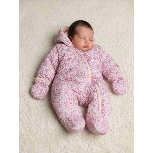 Sinsay - Zimowy kombinezon z rękawiczkami - różowy ze sklepu Sinsay w kategorii Odzież dla niemowląt - zdjęcie 186817872