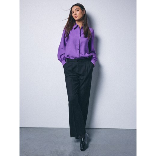 Mohito - Fioletowa koszula z modalem - fioletowy Mohito 42 Mohito