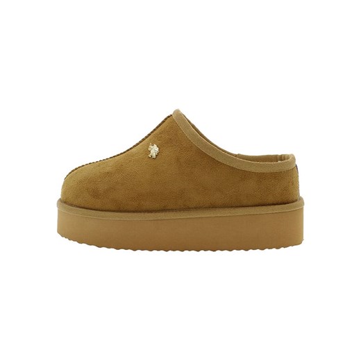 U.S. Polo Assn. Kapcie w kolorze jasnobrązowym ze sklepu Limango Polska w kategorii Kapcie damskie - zdjęcie 186820762