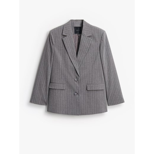 Mohito - Marynarka oversize - szary ze sklepu Mohito w kategorii Marynarki damskie - zdjęcie 186821152