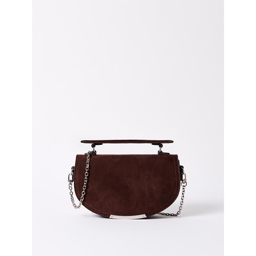 Mohito - Torebka z łańcuszkiem - ciemnobrązowy Mohito ONE SIZE Mohito