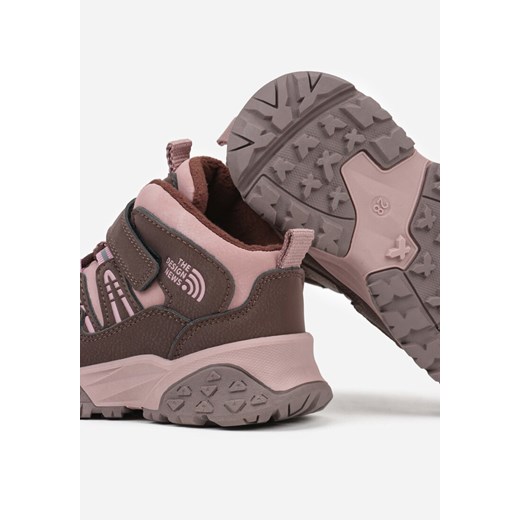 Różowe Ocieplone Botki Sportowe Stylizowane na Sneakersy Mevinadea 30 born2be.pl