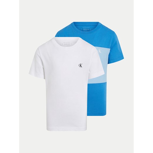 Calvin Klein Jeans Komplet t-shirtów Color Block IB0IB02441 Kolorowy Regular Fit ze sklepu MODIVO w kategorii T-shirty chłopięce - zdjęcie 186821791