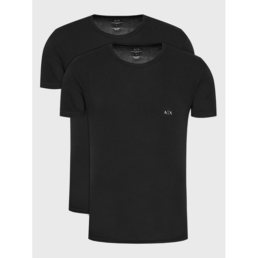 Armani Exchange Komplet t-shirtów 956005 CC282 07320 Czarny Slim Fit ze sklepu MODIVO w kategorii T-shirty męskie - zdjęcie 186821940