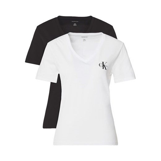 Calvin Klein Jeans Komplet t-shirtów LV047C906G Kolorowy Regular Fit ze sklepu MODIVO w kategorii Bluzki damskie - zdjęcie 186821941