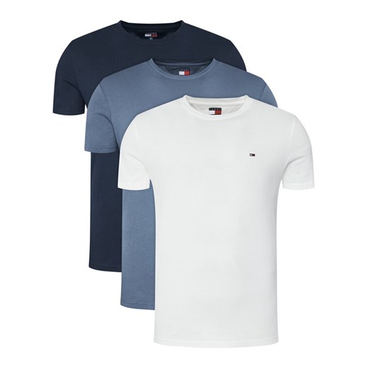 Tommy Jeans Komplet t-shirtów DM0DM21579 Kolorowy Slim Fit Tommy Jeans L MODIVO