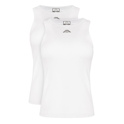 Kappa Komplet topów Logo Benny 322565W Biały Regular Fit ze sklepu MODIVO w kategorii Bluzki damskie - zdjęcie 186821963