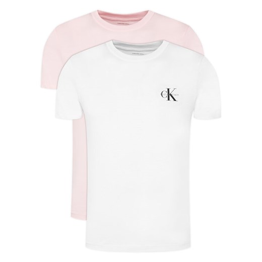 Calvin Klein Jeans Komplet t-shirtów LV047C905G Kolorowy Regular Fit ze sklepu MODIVO w kategorii Bluzki damskie - zdjęcie 186822012