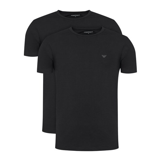 Emporio Armani Underwear Komplet t-shirtów EM000391 AF14132 MC005 Czarny Regular Fit ze sklepu MODIVO w kategorii T-shirty męskie - zdjęcie 186822044