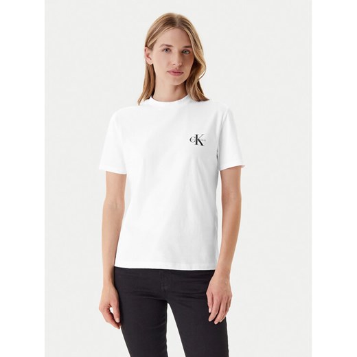 Calvin Klein Jeans Komplet t-shirtów LV047C905G Biały Regular Fit ze sklepu MODIVO w kategorii Bluzki damskie - zdjęcie 186822054