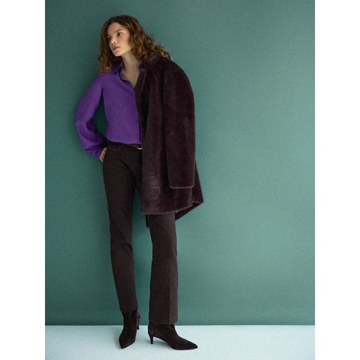 Mohito - Jeansy bootcut - ciemnobrązowy Mohito 42 Mohito