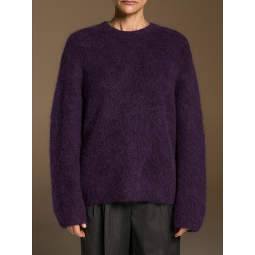Reserved - Sweter z wełną alpaki - fioletowy ze sklepu Reserved w kategorii Swetry damskie - zdjęcie 186824923