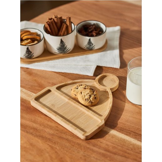 Sinsay - Taca do serwowania w kształcie czapki - beżowy ze sklepu Sinsay w kategorii Talerze - zdjęcie 186825691