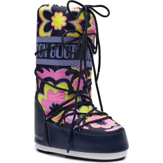 Moon Boot Ocieplane śniegowce ICON FLOWER ze sklepu Gomez Fashion Store w kategorii Śniegowce damskie - zdjęcie 186826090