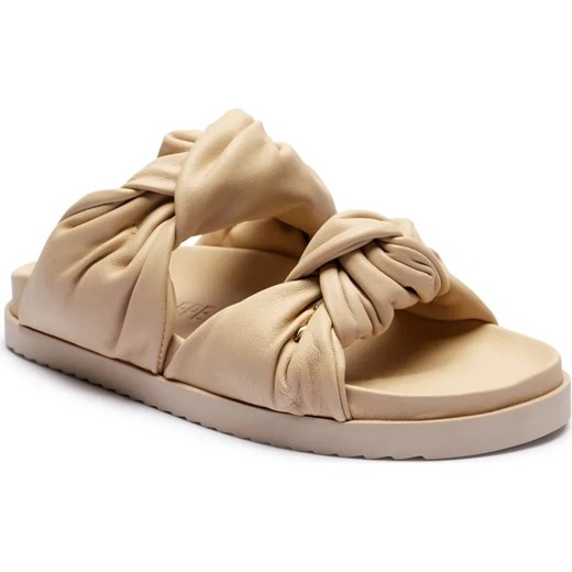 Patrizia Pepe Skórzane klapki ze sklepu Gomez Fashion Store w kategorii Klapki damskie - zdjęcie 186826113