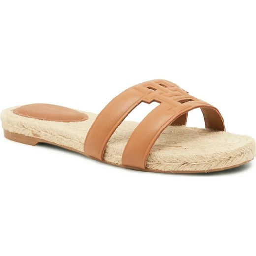 Tommy Hilfiger Skórzane klapki EMBOSS ze sklepu Gomez Fashion Store w kategorii Klapki damskie - zdjęcie 186826123