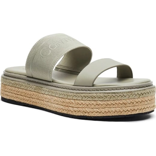 Calvin Klein Skórzane klapki ze sklepu Gomez Fashion Store w kategorii Klapki damskie - zdjęcie 186826124