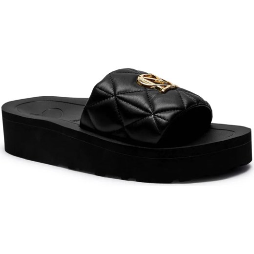 Love Moschino Skórzane klapki ze sklepu Gomez Fashion Store w kategorii Klapki damskie - zdjęcie 186826184