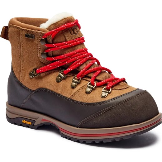 UGG Botki BRECKEN LACE | zamsz ze sklepu Gomez Fashion Store w kategorii Śniegowce damskie - zdjęcie 186826230