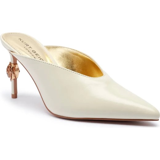 Kurt Geiger Skórzane klapki na szpilce EAGLE ze sklepu Gomez Fashion Store w kategorii Klapki damskie - zdjęcie 186826233