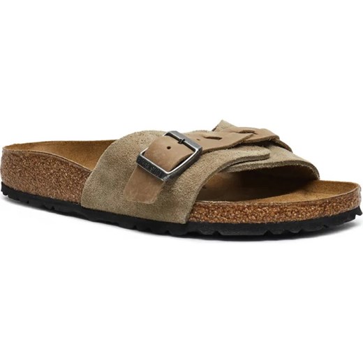 Birkenstock Skórzane klapki Oita | narrow fit ze sklepu Gomez Fashion Store w kategorii Klapki damskie - zdjęcie 186826250