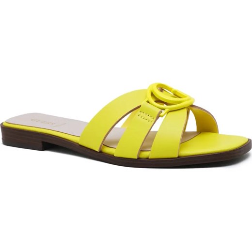 Guess Skórzane klapki ze sklepu Gomez Fashion Store w kategorii Klapki damskie - zdjęcie 186826264