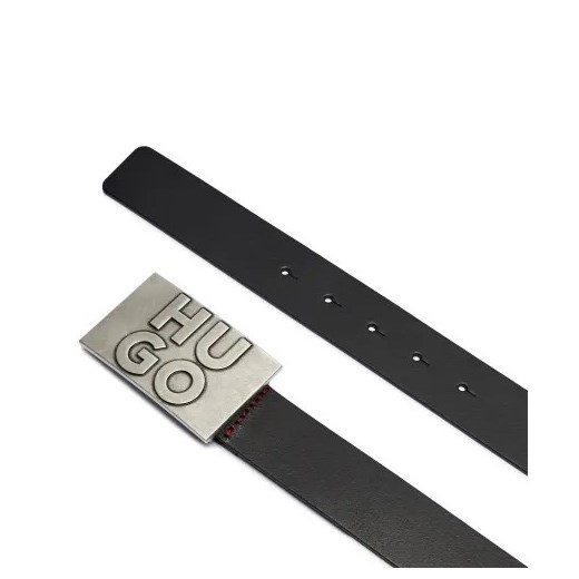 HUGO Skórzany pasek Gunter_Sz35 95 promocja Gomez Fashion Store