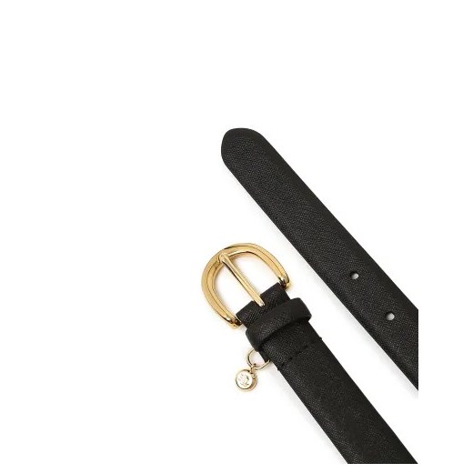 LAUREN RALPH LAUREN Skórzany pasek Crosshatch XL Gomez Fashion Store wyprzedaż