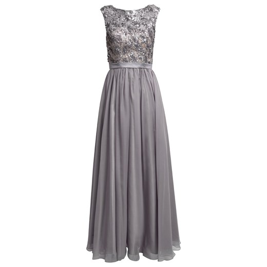 Luxuar Fashion Suknia balowa stein zalando szary abstrakcyjne wzory