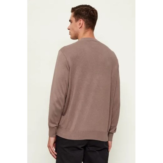 Armani Exchange Sweter | Regular Fit | z dodatkiem jedwabiu Armani Exchange L Gomez Fashion Store