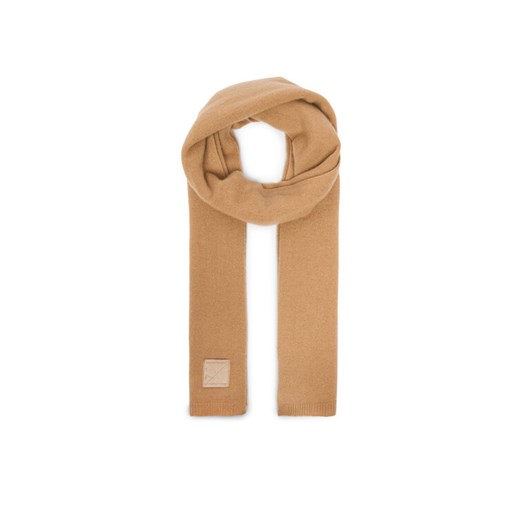 Szalik Calvin Klein Emblem LV04D8014G Beżowy ze sklepu eobuwie.pl w kategorii Szaliki i chusty damskie - zdjęcie 187041351