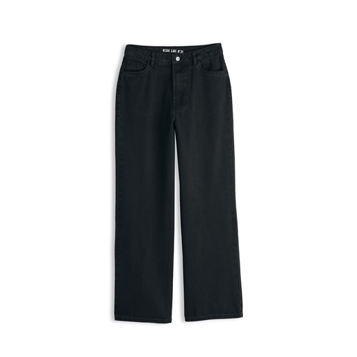 GATE Basic jeansy z szerokimi nogawkami 32 ze sklepu gateshop w kategorii Jeansy damskie - zdjęcie 187042370