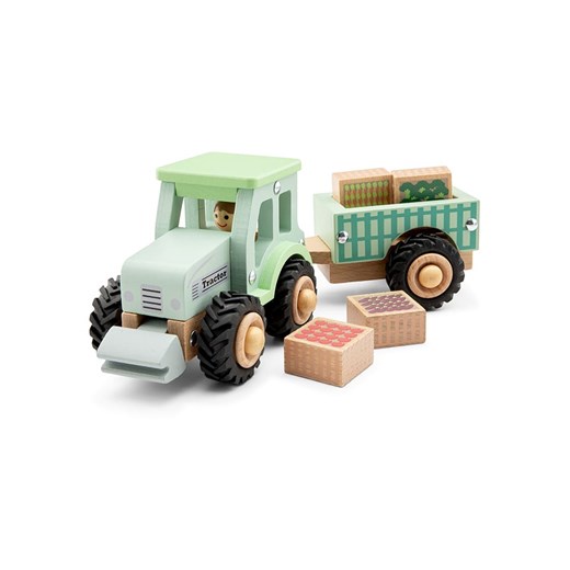 New Classic Toys Traktor z przyczepą - 18 m+ New Classic Toys onesize promocja Limango Polska